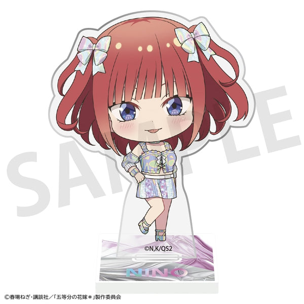 『五等分の花嫁*』ミニアクリルスタンドプレート 中野二乃